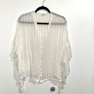 🌷5/$20 “Jade” Women’s Sheer Blouse